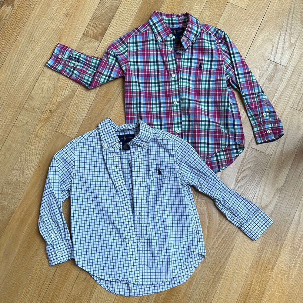 Ralph Lauren Boys button down shirts